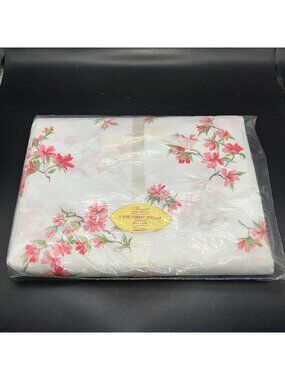 Vintage Penneys Percale 100% Cotton Fine Combed Percale Flat Sheet 81x108 Full